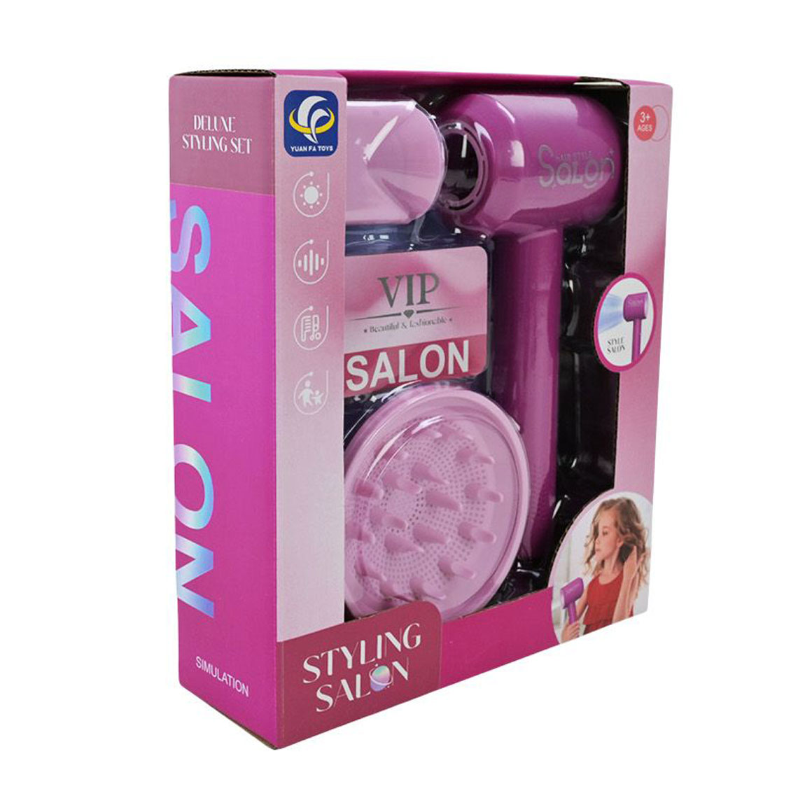 Дитячий ігровий набір Shantou Jinxing Styling Salon, від 3 років (YF822C-2)